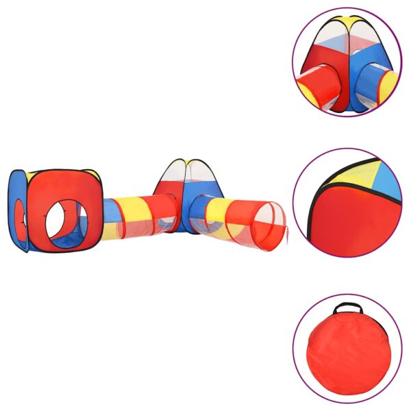 Tenda Da Gioco Per Bambini 250 Palline Multicolore 190x264x90cm - immagine 3