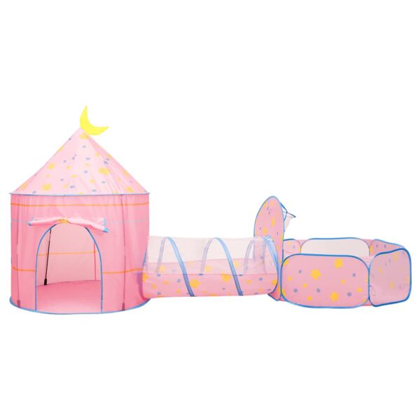 Tenda Da Gioco Per Bambini Rosa Con 250 Palline 301x120x128 cm - immagine 5