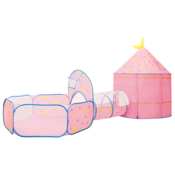 Tenda Da Gioco Per Bambini Rosa Con 250 Palline 301x120x128 cm - immagine 6