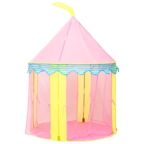 Tenda Da Gioco Per Bambini Rosa Con 250 Palline 100x100x127 cm - immagine 4