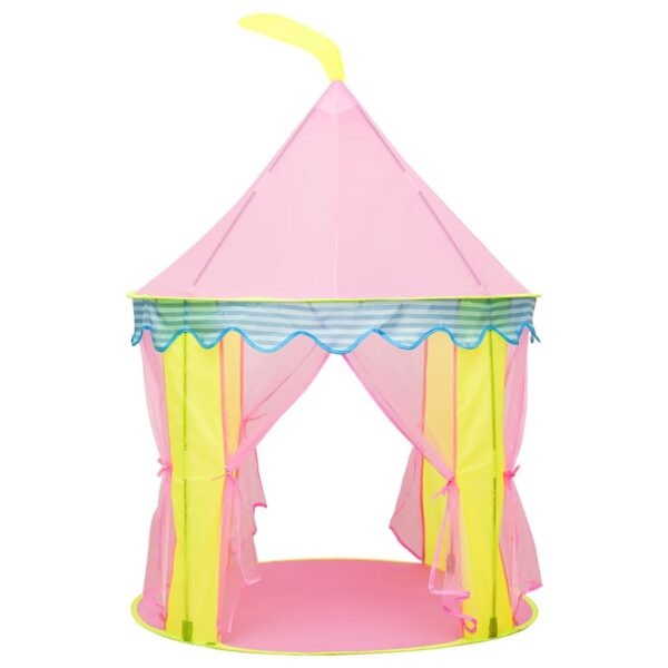 Tenda Da Gioco Per Bambini Rosa Con 250 Palline 100x100x127 cm - immagine 5