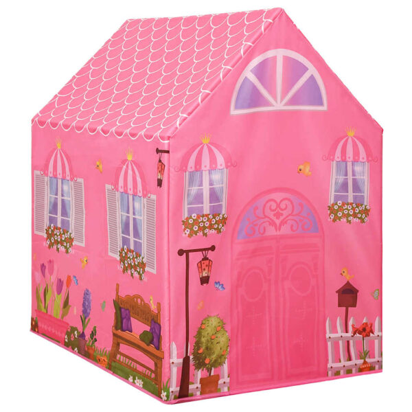 Tenda Da Gioco Per Bambini Rosa Con 250 Palline 69x94x104 cm - immagine 5