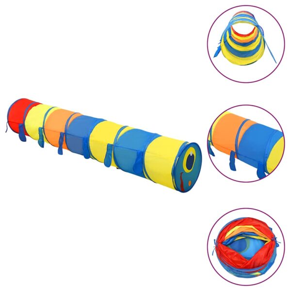 Tunnel Gioco Bambini 250 Palline Multicolore 245 Cm Poliestere - immagine 3