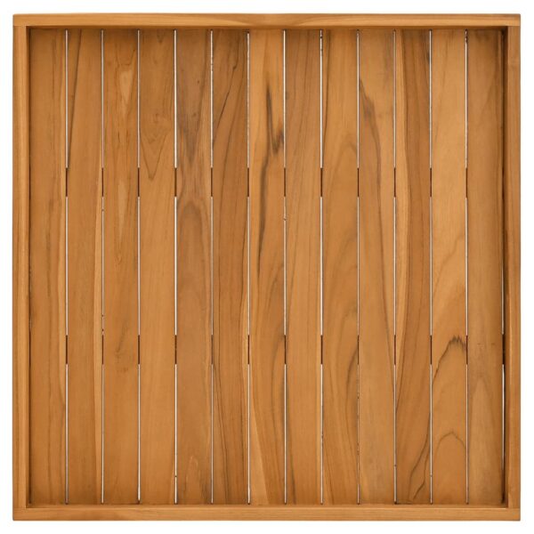 Vassoio Da Portata 70x70 Cm In Legno Massello Di Teak - immagine 5