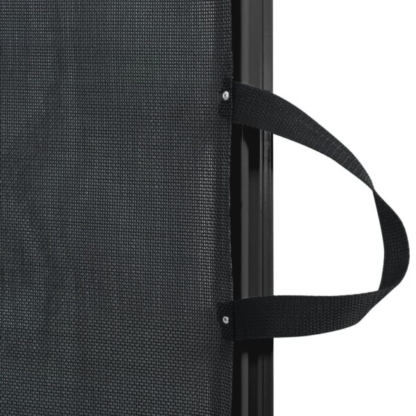 Cancelletto Retrattile Per Animali Domestici Nero 102,5x125 cm - immagine 6