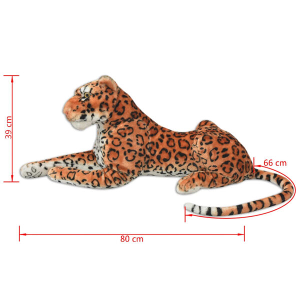 Giocattolo In Peluche Leopardo Marrone Xxl - immagine 5