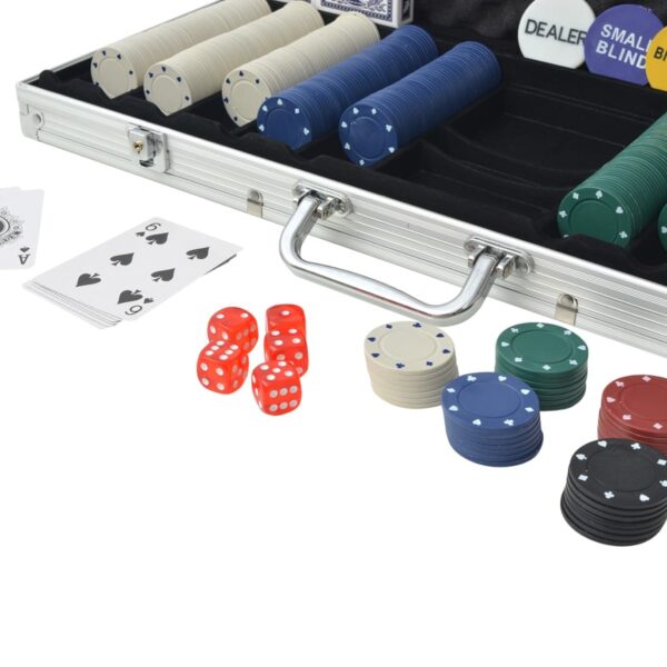 Set Da Poker Con 500 Chips Alluminio - immagine 3