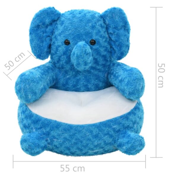 Giocattolo Di Peluche Elefante Blu - immagine 4