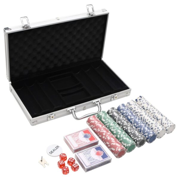 Set Di Fiches Da Poker 300 Pz 11,5 G