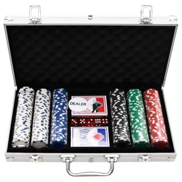 Set Di Fiches Da Poker 300 Pz 11,5 G - immagine 3