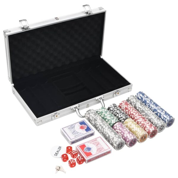 Set Di Fiches Da Poker 300 Pz 11,5 G