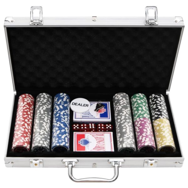 Set Di Fiches Da Poker 300 Pz 11,5 G - immagine 3