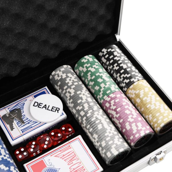 Set Di Fiches Da Poker 300 Pz 11,5 G - immagine 6