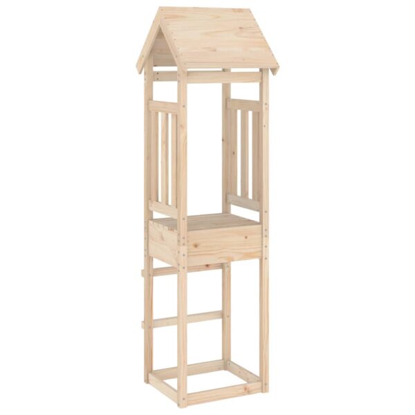 Torre Da Gioco 52,5x46,5x206,5 Cm In Legno Massello Di Pino - immagine 3