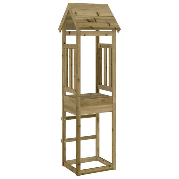 Torre Da Gioco 52,5x46,5x206,5 Cm In Legno Di Pino Impregnato - immagine 3