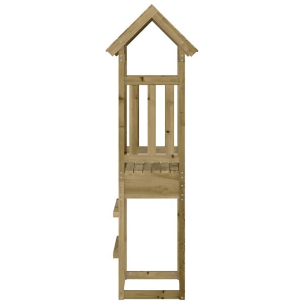 Torre Da Gioco 52,5x46,5x206,5 Cm In Legno Di Pino Impregnato - immagine 5