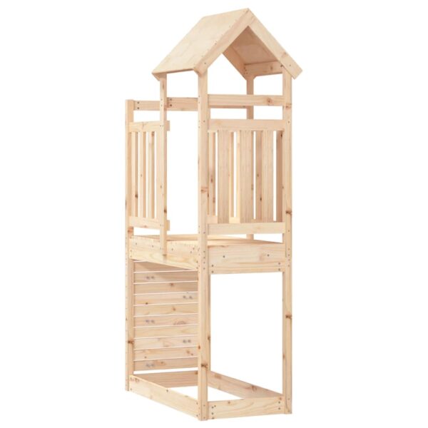 Torre Da Gioco Con Arrampicata 53x110x214 Cm In Legno Di Pino - immagine 5