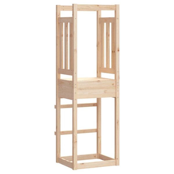 Torre Da Gioco 53x46,5x169 Cm In Legno Massello Di Pino - immagine 3