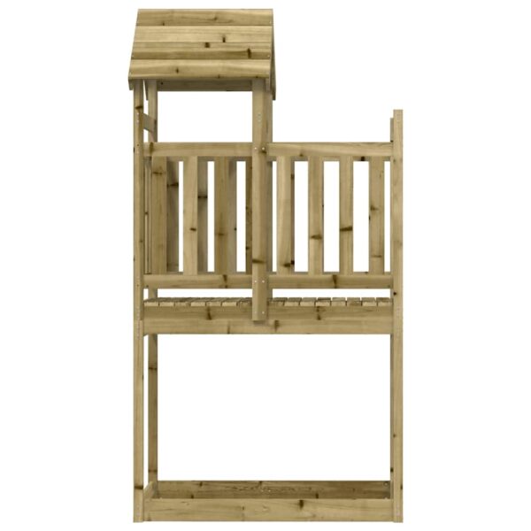 Torre Da Gioco 52,5x110,5x214 Cm In Legno Di Pino Impregnato - immagine 4