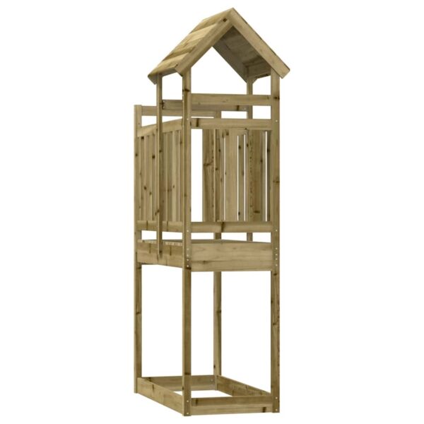 Torre Da Gioco 52,5x110,5x214 Cm In Legno Di Pino Impregnato - immagine 5