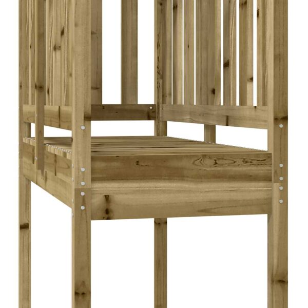 Torre Da Gioco 52,5x110,5x214 Cm In Legno Di Pino Impregnato - immagine 6