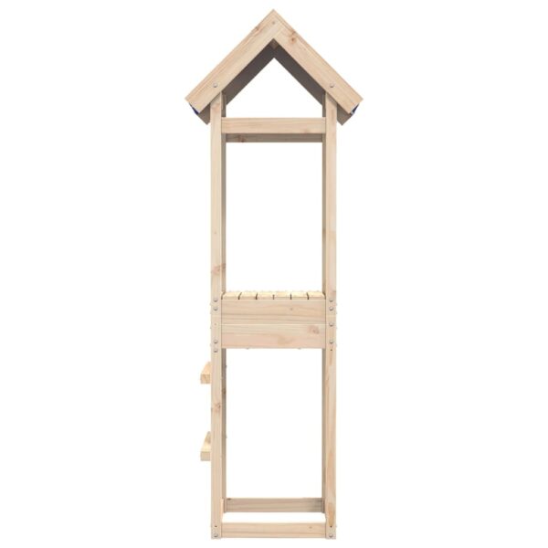 Torre Da Gioco 52,5x46,5x195 Cm In Legno Massello Di Pino - immagine 4