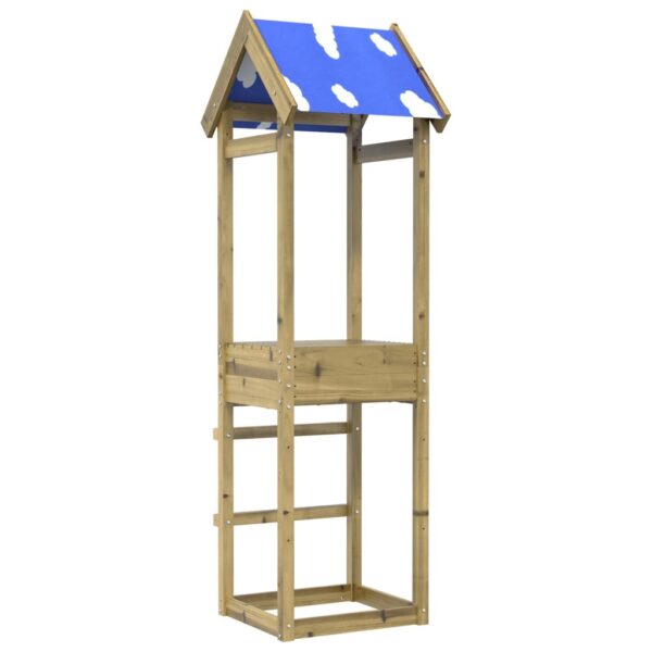 Torre Da Gioco 52,5x46,5x195 Cm In Legno Di Pino Impregnato - immagine 2