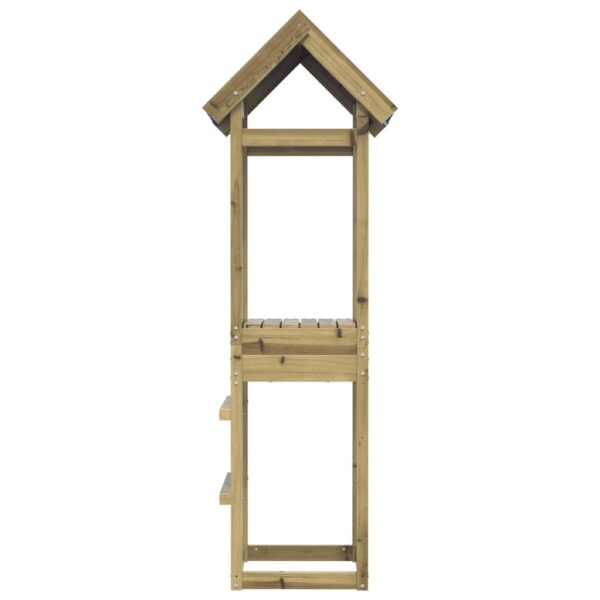 Torre Da Gioco 52,5x46,5x195 Cm In Legno Di Pino Impregnato - immagine 4