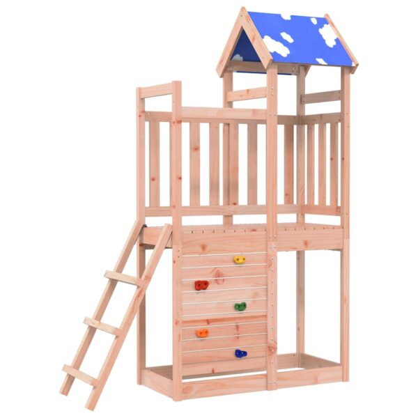 Torre Da Gioco Con Arrampicata 110,5x52,5x215 Cm Abete Douglas - immagine 2