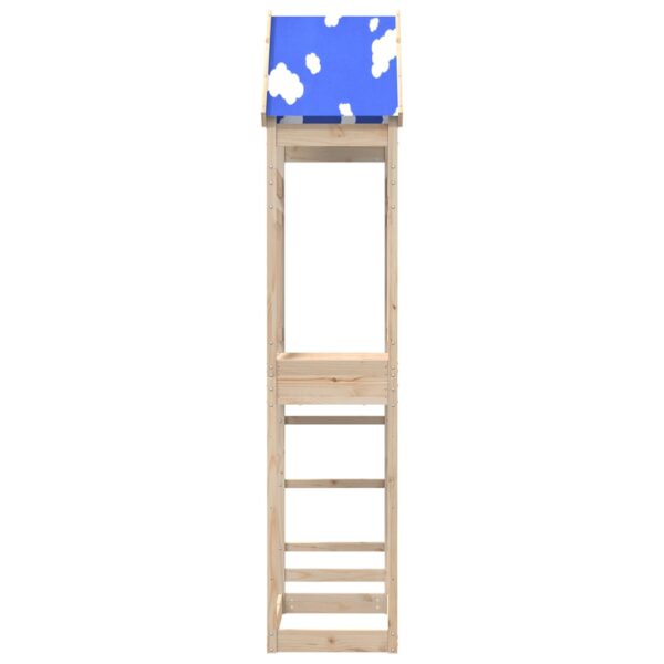 Torre Da Gioco 85x52,5x265 Cm In Legno Massello Di Pino - immagine 3