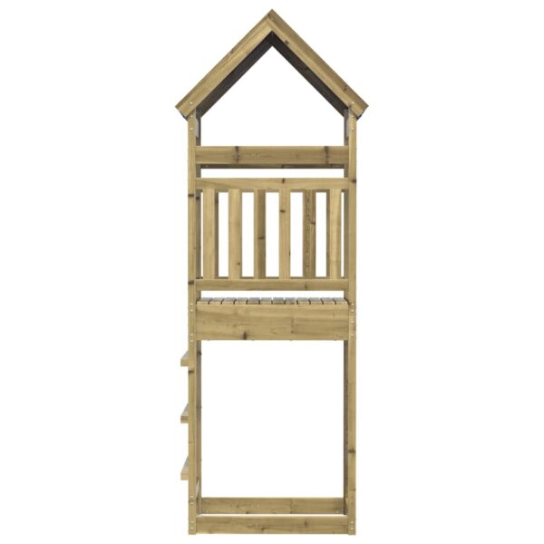 Torre Da Gioco 85x52,5x265 Cm In Legno Di Pino Impregnato - immagine 4