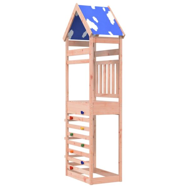 Torre Da Gioco Con Arrampicata 85x52,5x265 Cm Abete Douglas - immagine 2