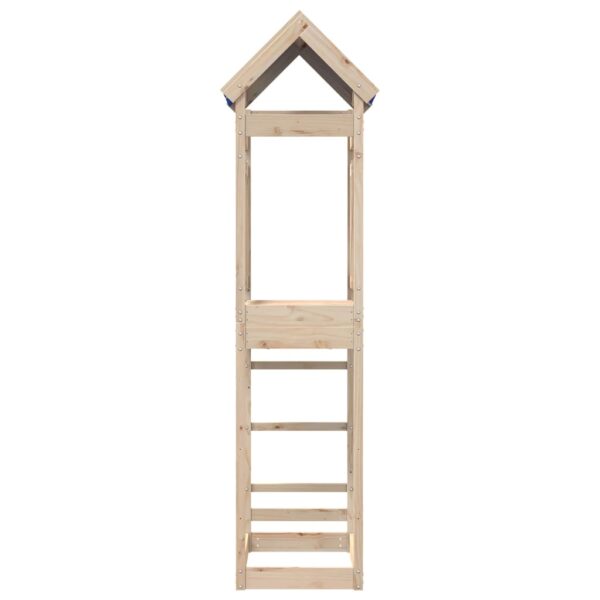 Torre Da Gioco 85x52,5x239 Cm In Legno Massello Di Pino - immagine 3