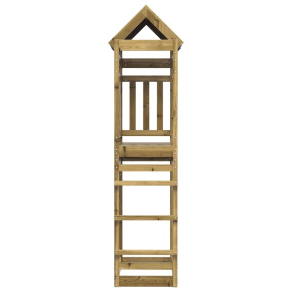 Torre Da Gioco 85x52,5x239 Cm In Legno Di Pino Impregnato - immagine 3