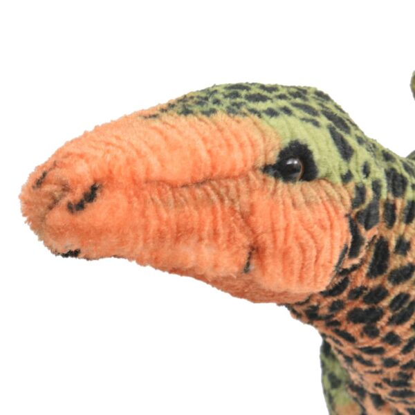 Dinosauro Stegosaurus In Peluche In Piedi Verde E Arancione Xxl - immagine 3