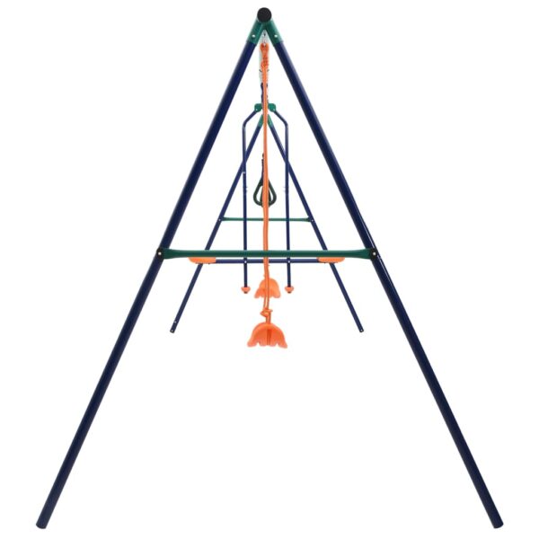 Set Altalene Con Anelli Per Ginnastica E 4 Sedili In Acciaio - immagine 3