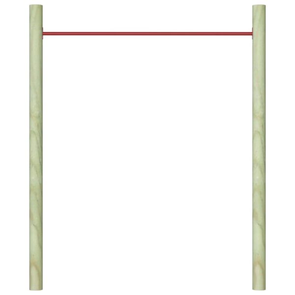 Sbarra Da Gioco 125 Cm In Acciaio Rosso - immagine 5