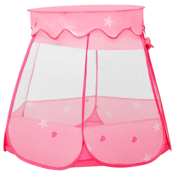 Tenda Da Gioco Per Bambini Rosa 102x102x82 cm - immagine 5