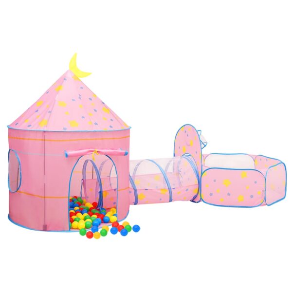 Tenda Da Gioco Per Bambini Rosa 301x120x128 cm - immagine 4