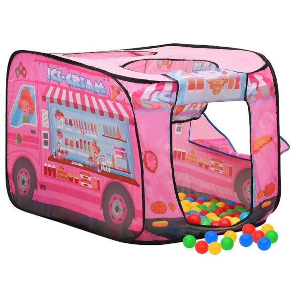 Tenda Da Gioco Per Bambini Rosa 70x112x70 cm - immagine 3