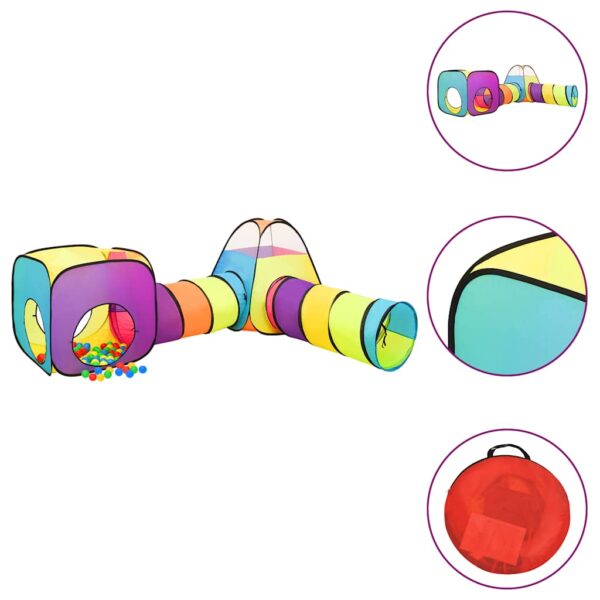 Tenda Da Gioco Per Bambini Multicolore 190x264x90 cm - immagine 3