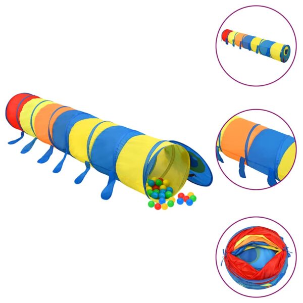 Tunnel Da Gioco Per Bambini Multicolore 145 Cm In Poliestere