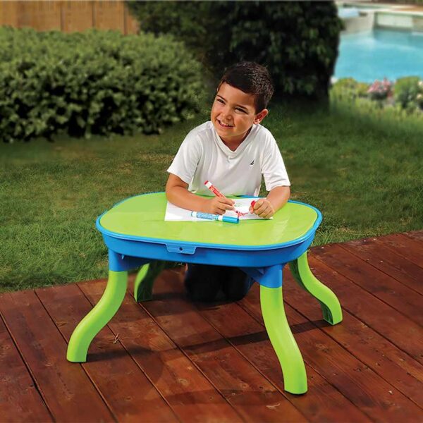 Tavolo Sabbia E Acqua Bambini 3 In 1 67,5x52x38cm Polipropilene - immagine 3