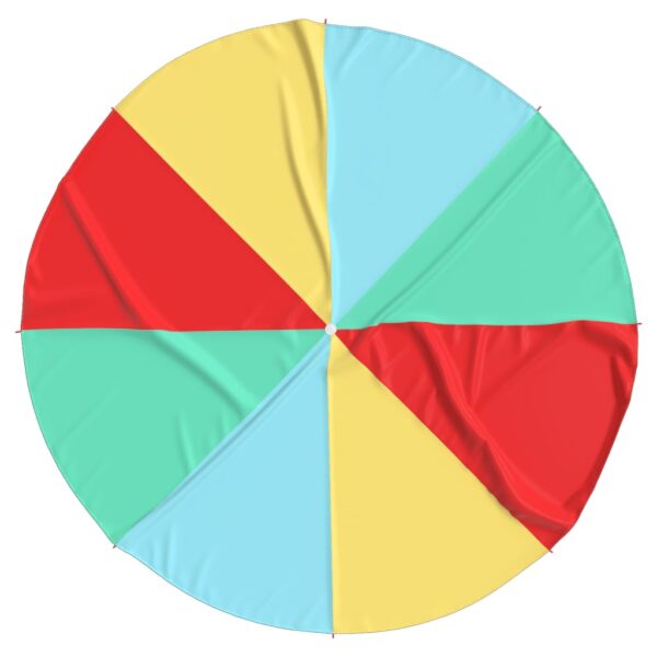 Paracadute Da Gioco Per Bambini Ø3,5 M In Tessuto - immagine 2