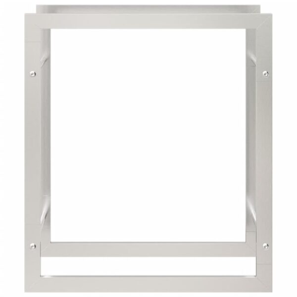 Portalegna 50x28x56 cm in Acciaio Inossidabile - immagine 4