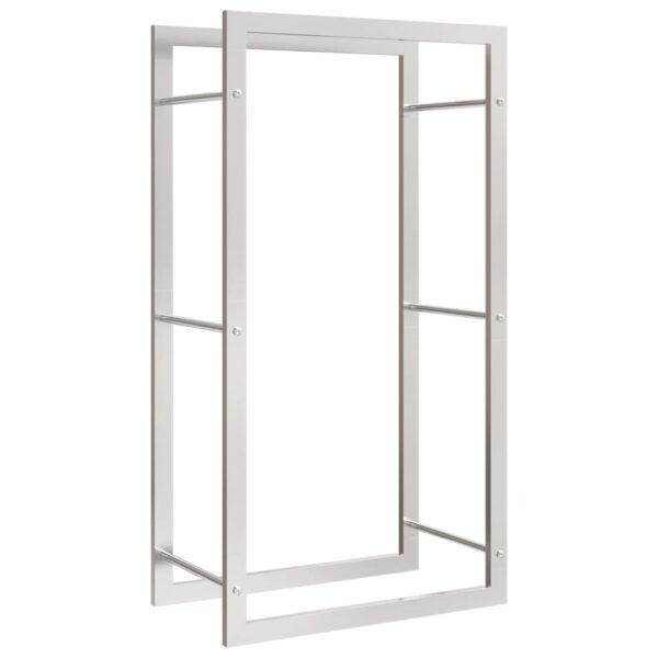 Portalegna 50x28x94 cm in Acciaio Inossidabile - immagine 2