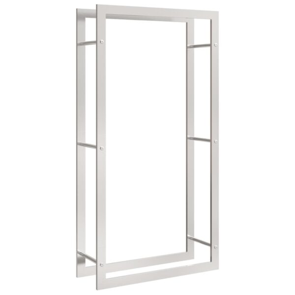 Portalegna 80x28x154 cm in Acciaio Inossidabile - immagine 2