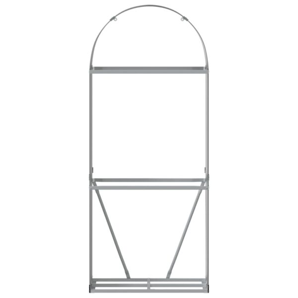 Portaceppi Antracite 80x45x190 cm in Acciaio Zincato - immagine 4