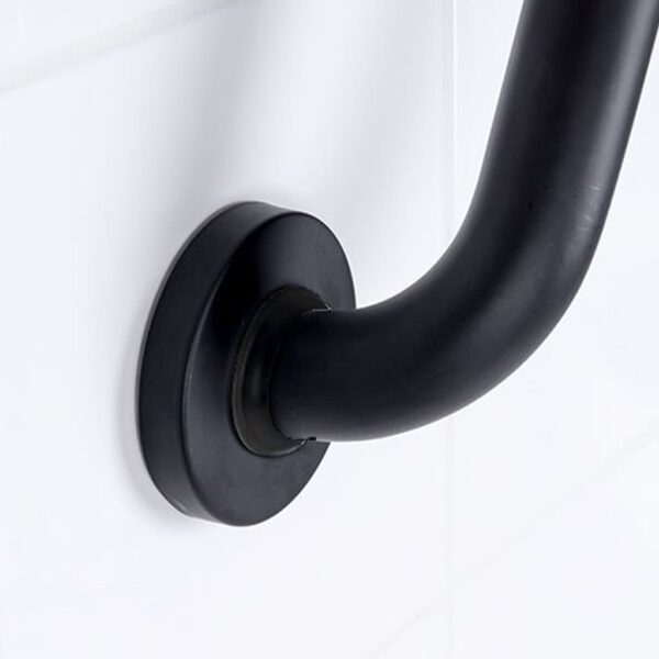 RIDDER Maniglione di Sicurezza 60 cm Nero in Alluminio - immagine 2