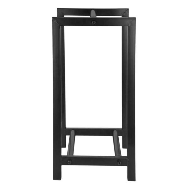 Esschert Design Supporto Porta Tronchi Nero - immagine 2